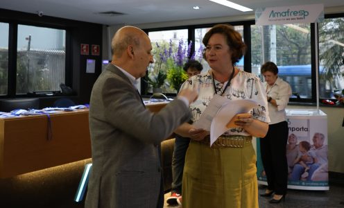 Amafresp divulga promoção no Almoço dos Aposentados da sede